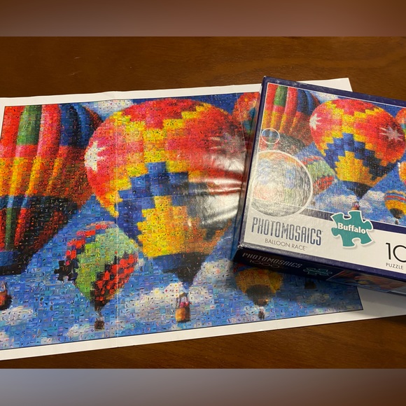 Photomosaics Buffalo “Balloon Race” 1000 pc Puzzle - Picture 2 of 2